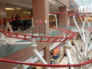 indoor, roller coaster, mall